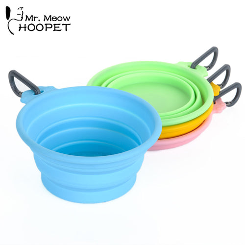 Silicone Travel Pet Bowl for Water and Food