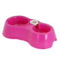 Double Pet Cat Food Dish Bowls