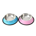 Stainless Steel Anti-skid Pet Cat Food Water Bowl