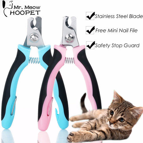 Professional Stainless Steel Grooming Cat Claw Clippers