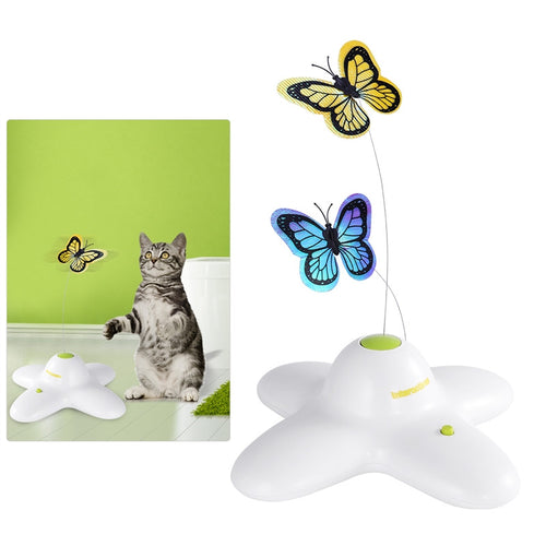 Interactive Butterfly Teaser Cat Toy