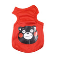 Fashion Cartoon Printed Pet Cat Vest